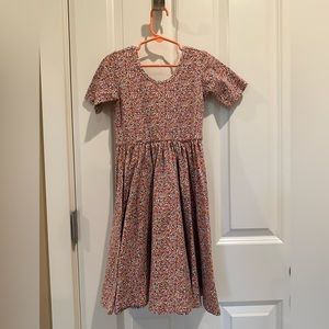 Alice and Ames. The Short Sleeve Ballet Dress in Prim Floral. Size 7.